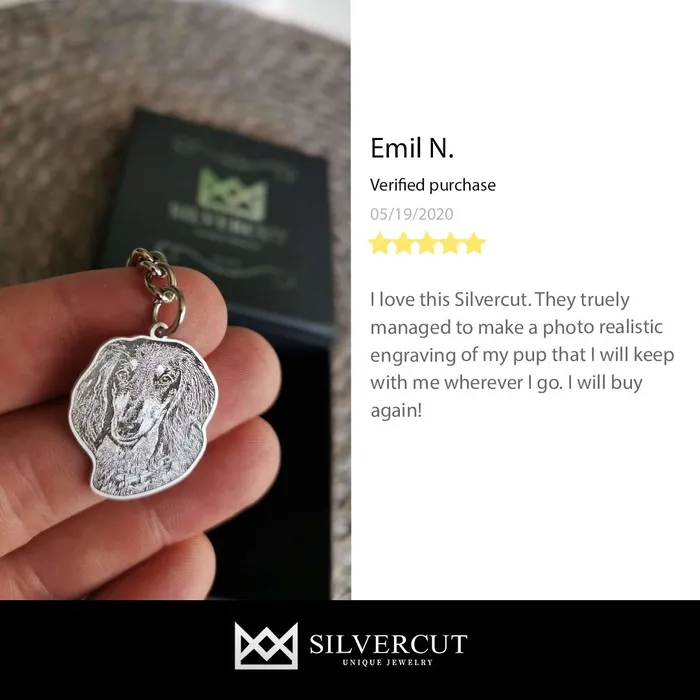 Silvercut Original Earrings LifeLike Keychain