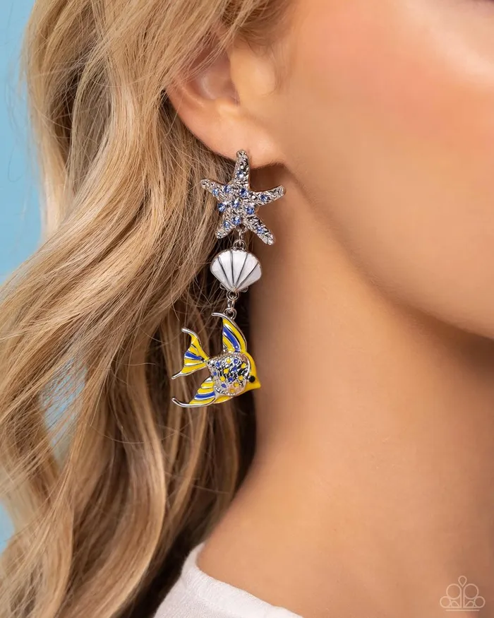 Earrings Paparazzi Earring Under the Reef Multi Paparazzi Jewelry Earrings Paparazzi Earring Under the Reef Multi Paparazzi Jewelry