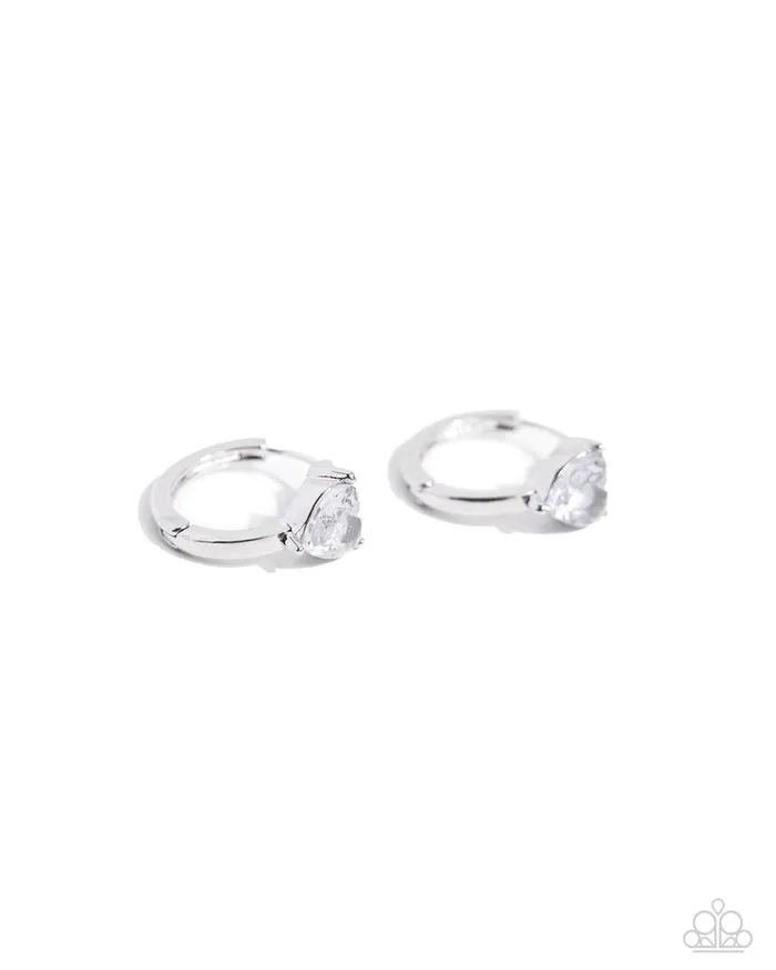Earrings Paparazzi Jewelry Paparazzi Earring High Nobility White Earrings Paparazzi Jewelry Paparazzi Earring High Nobility White