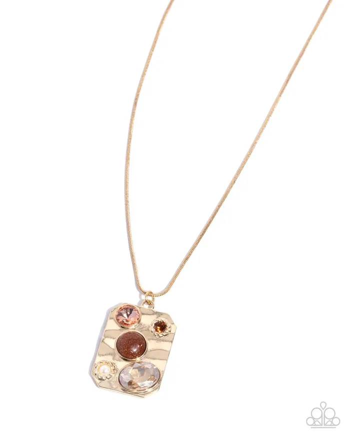 Necklaces Paparazzi Jewelry Paparazzi Necklace Admirably Abstract Brown Necklaces Paparazzi Jewelry Paparazzi Necklace Admirably Abstract Brown