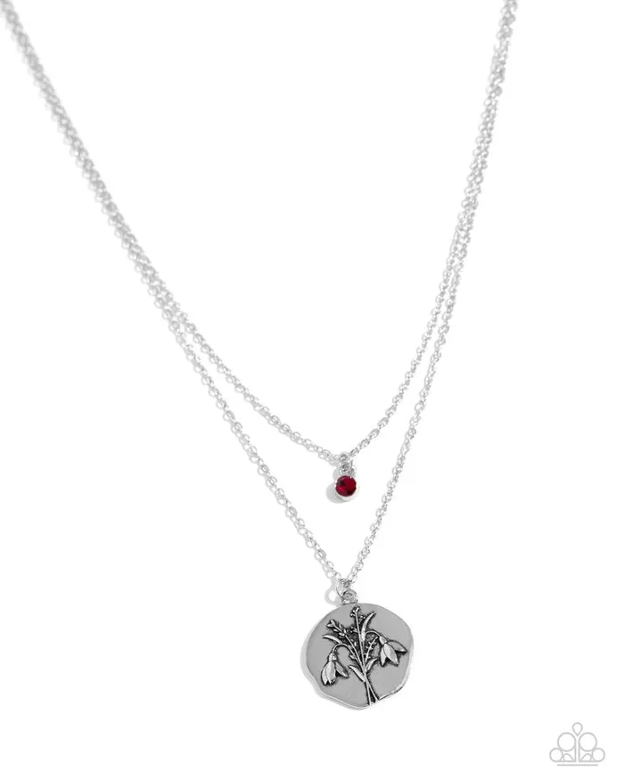 Necklaces Paparazzi Jewelry Paparazzi Necklace Birthstone Beauty Red Necklaces Paparazzi Jewelry Paparazzi Necklace Birthstone Beauty Red