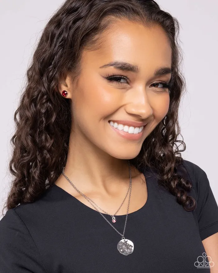 Necklaces Paparazzi Jewelry Paparazzi Necklace Birthstone Beauty Red Necklaces Paparazzi Jewelry Paparazzi Necklace Birthstone Beauty Red