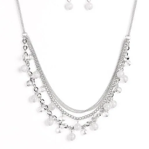 Necklaces Paparazzi Jewelry Paparazzi Necklace Ocean Odyssey Silver