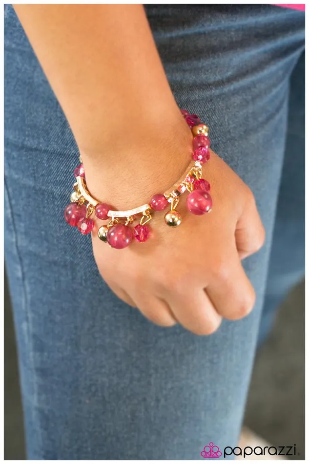 Paparazzi Jewelry Bracelets Paparazzi Bracelet Never Say Never Pink