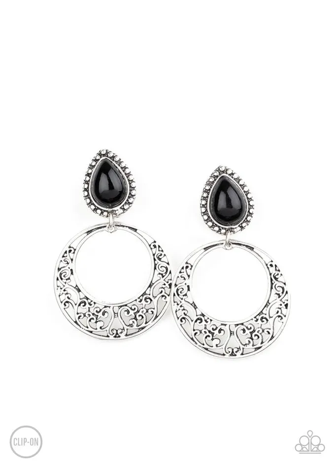 Paparazzi Jewelry Earrings Paparazzi Earring Exotic Escape Black Paparazzi Jewelry Earrings Paparazzi Earring Exotic Escape Black