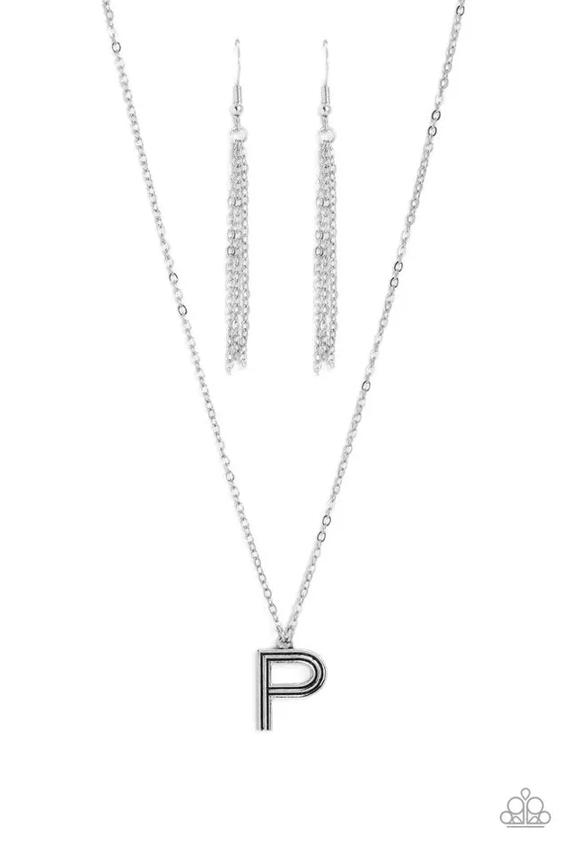 Paparazzi Jewelry Necklaces Paparazzi Necklace Leave Your Initials Silver P Paparazzi Jewelry Necklaces Paparazzi Necklace Leave Your Initials Silver P
