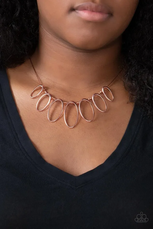Paparazzi Jewelry Necklaces Paparazzi Necklace The MANE Ingredient Copper
