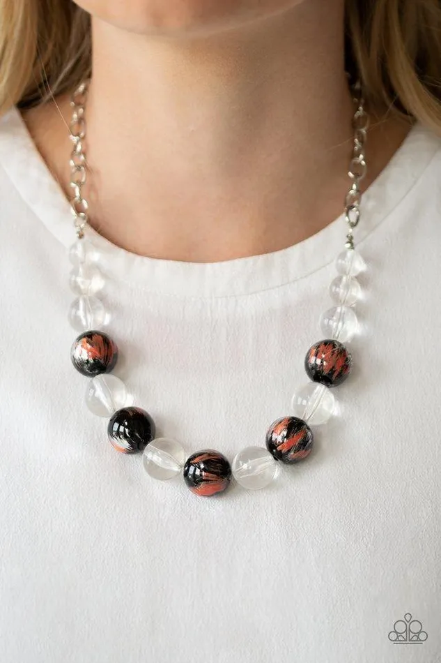 Paparazzi Jewelry Necklaces Paparazzi Necklace Torrid Tide Orange