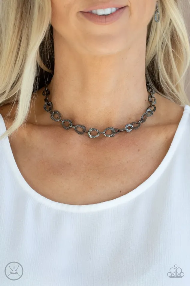Paparazzi Necklace Urban Safari Black Paparazzi Jewelry Necklaces