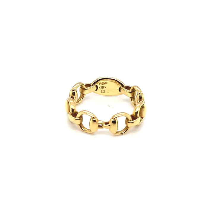 Rings Gucci Gucci 18k Yellow Gold Horsebit Ring Estate