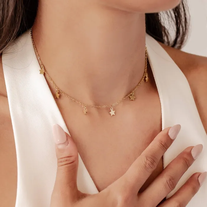 Hey Happiness Delicate Star Necklace Gold Necklaces Hey Happiness Delicate Star Necklace Gold Necklaces