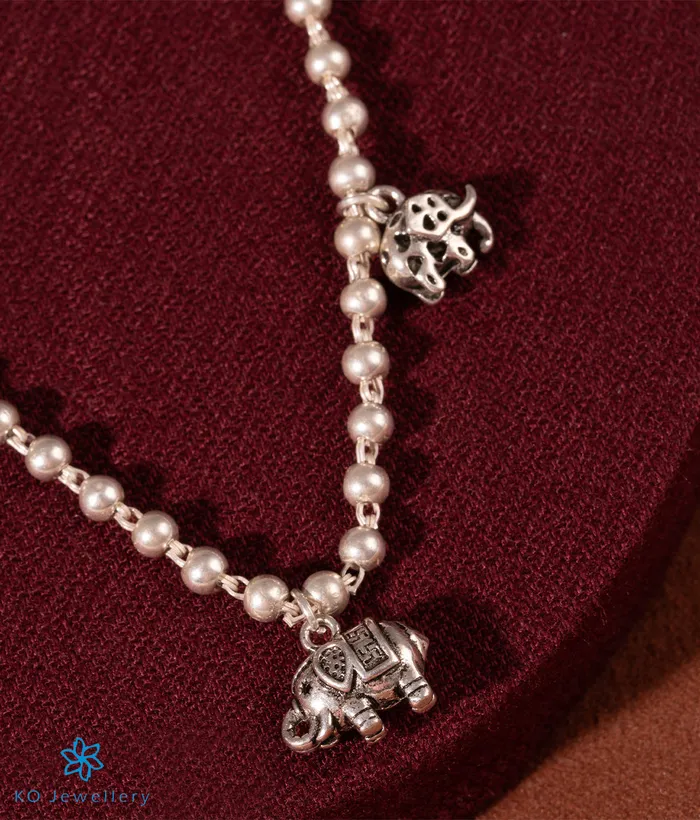 Jaipur Necklaces The Elephant Silver Necklace
