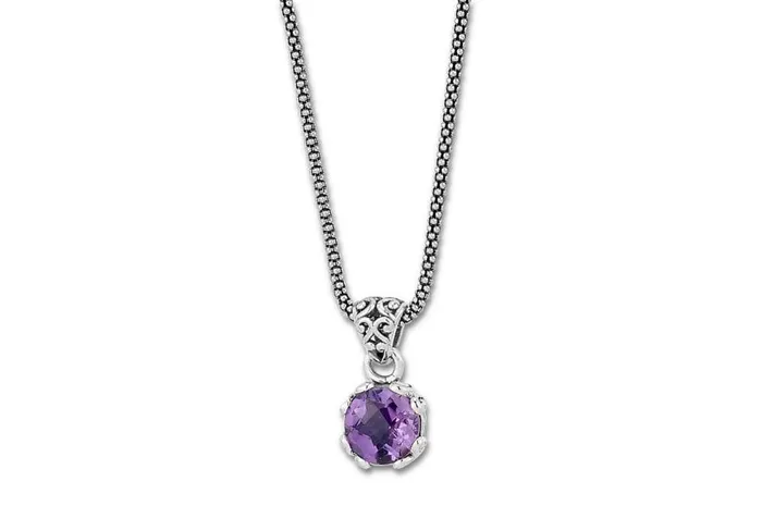 Glow Necklace Amethyst Samuel B Necklaces