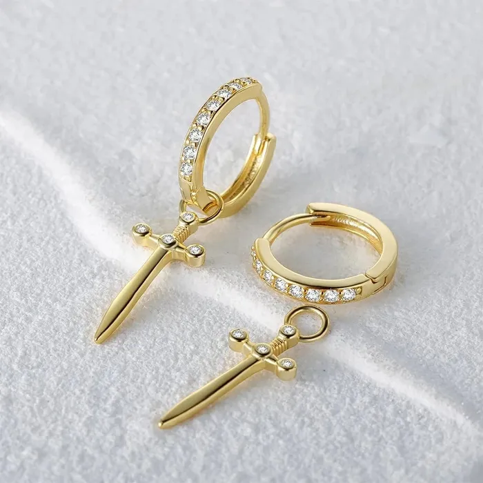 Mabel Love Earrings 925 sword earrings