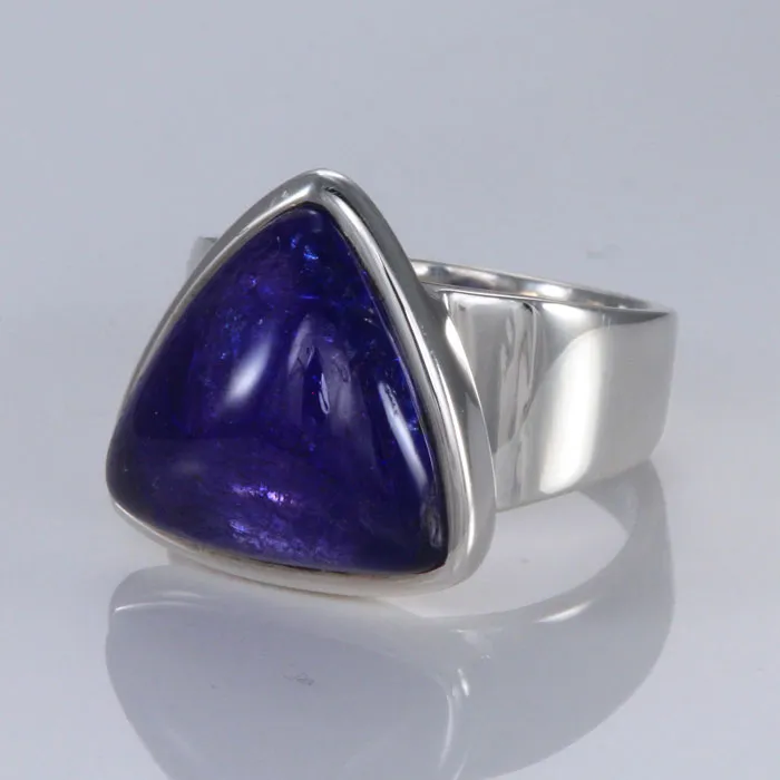 Moriartys Gem Art Sterling Silver Tanzanite Ring Rings