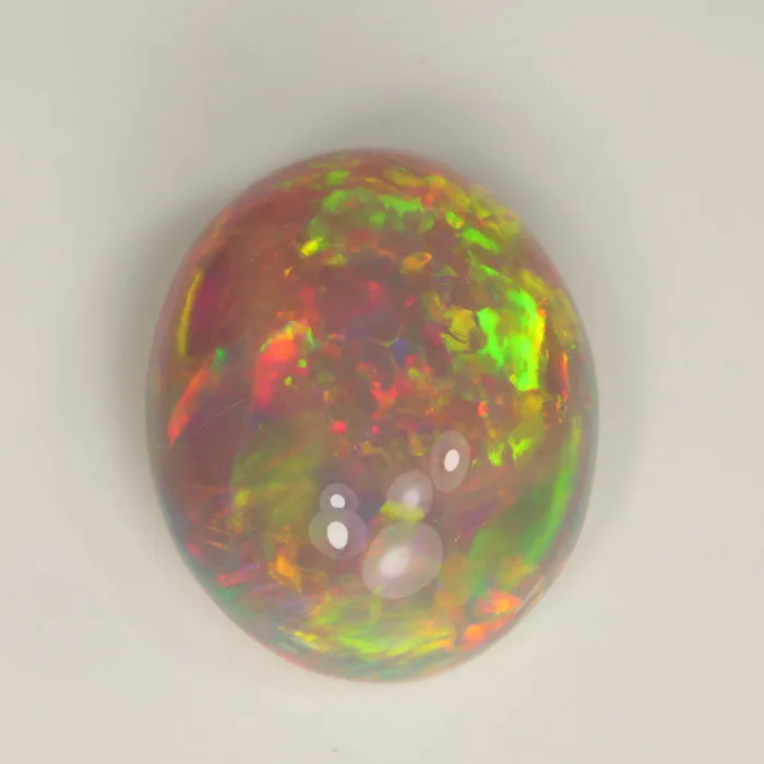 vendorunknown Rings HIDDEN GEM Oval Cabochon Cut Opal 2541 Carats